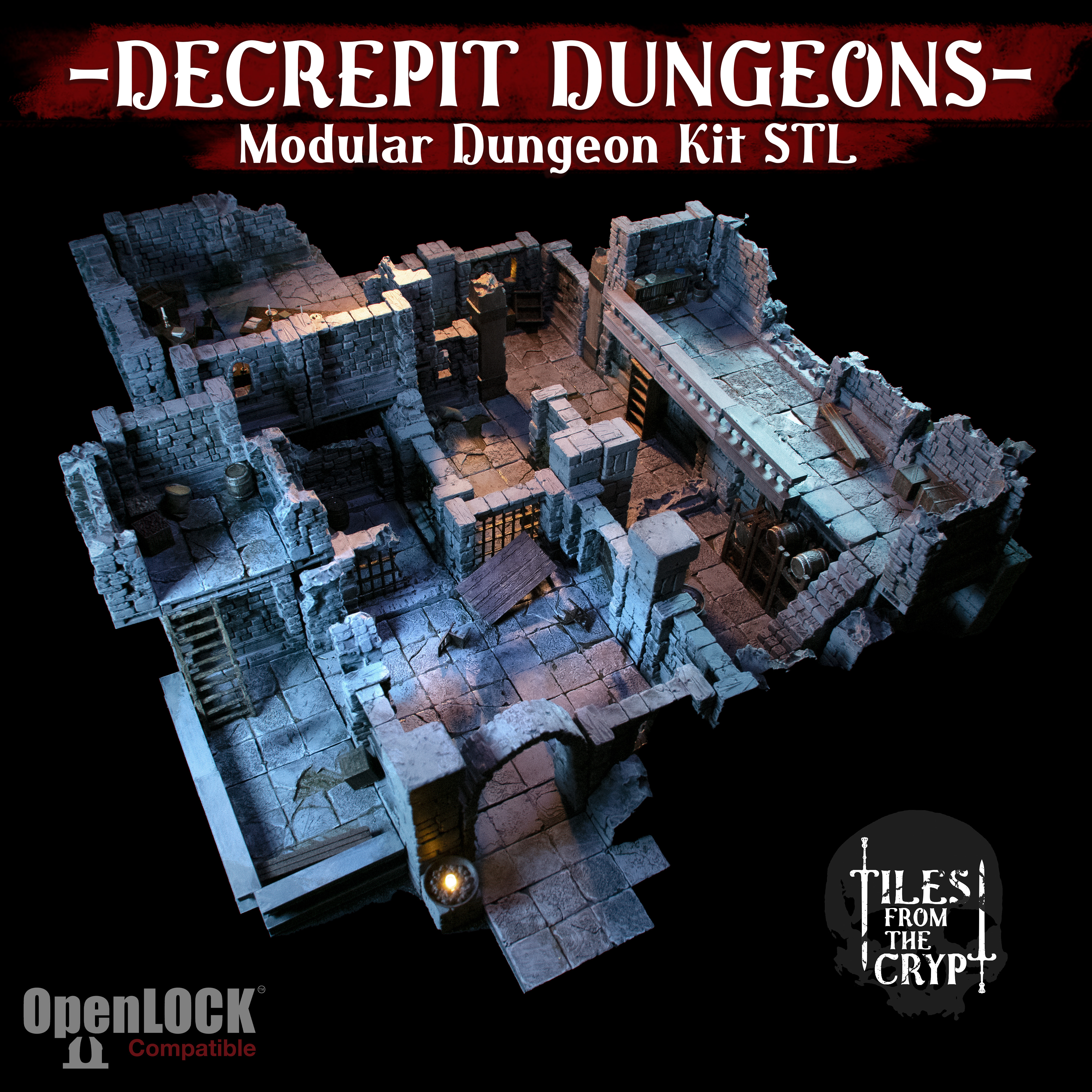 DECREPIT DUNGEONS - Modular Dungeon Kit